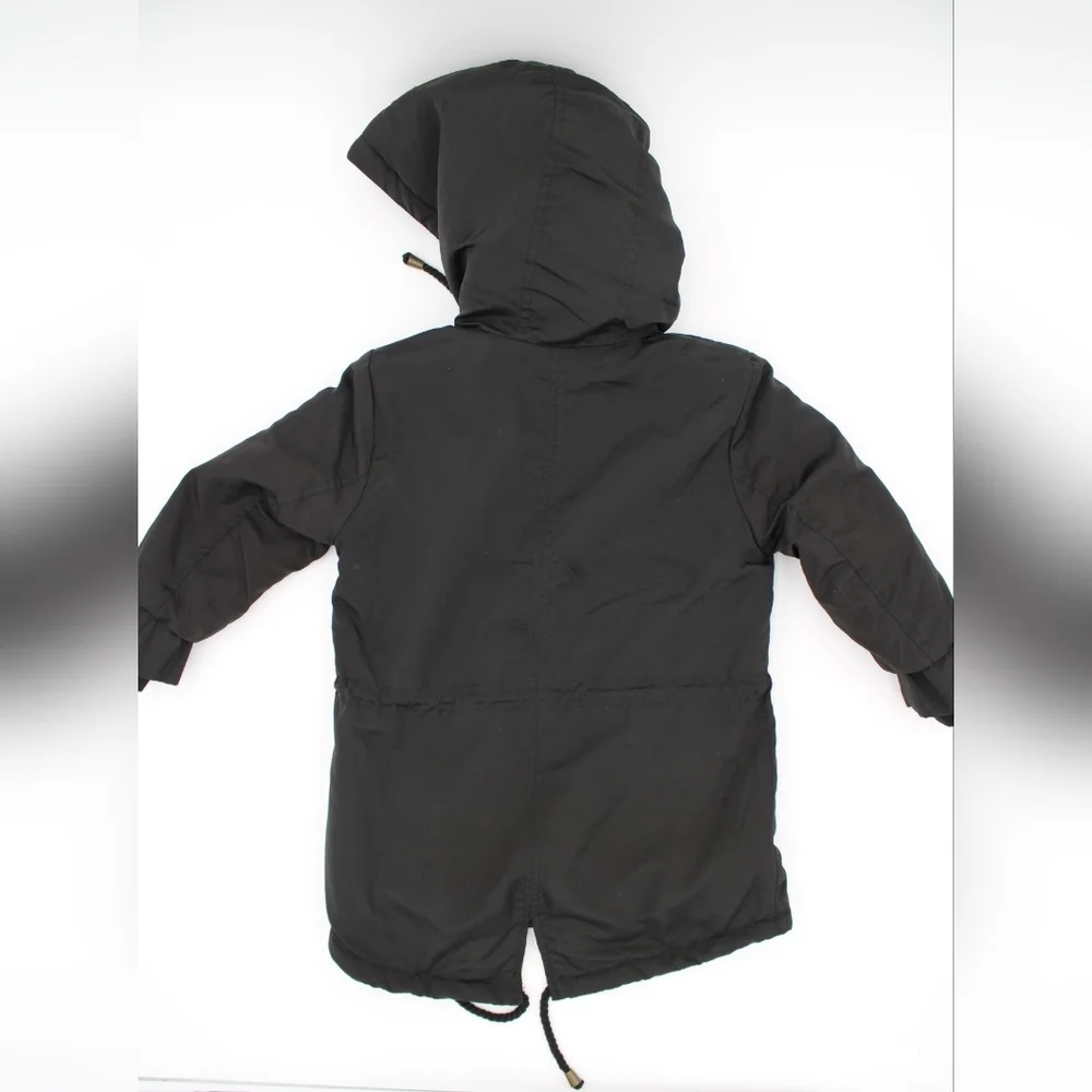 Copper Key Toddler Black Sherpa-Lined Jacket/Anorak, Gently Worn 2T-3T - Picture 2 of 8